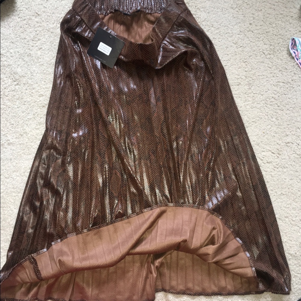 Andrew Marc Snakeskin Print 3/4 Length Size Small